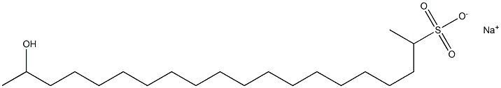 19-Hydroxyicosane-2-sulfonic acid sodium salt