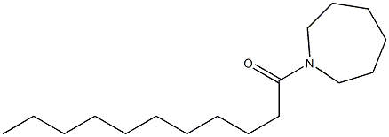 ヘキサヒドロ-1-ウンデカノイル-1H-アゼピン 化学構造式