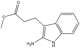 2-Amino-1H-indole-3-propanoic acid methyl ester Struktur