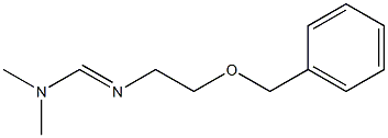 N2-(2-Benzyloxyethyl)-N1,N1-dimethylformamidine Struktur