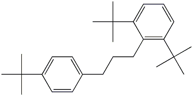 1-(2,6-Di-tert-butylphenyl)-3-(4-tert-butylphenyl)propane Structure