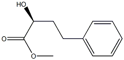 (S)-2-Hydroxy-4-phenylbutanoic acid methyl ester,,结构式