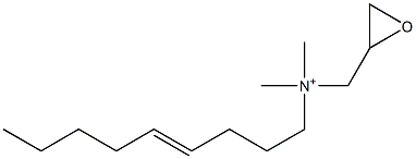 Dimethyl(4-nonenyl)glycidylaminium