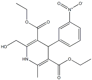  4-(3-Nitrophenyl)-2-hydroxymethyl-6-methyl-1,4-dihydropyridine-3,5-dicarboxylic acid diethyl ester