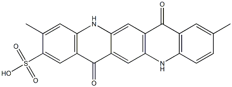 5,7,12,14-Tetrahydro-3,9-dimethyl-7,14-dioxoquino[2,3-b]acridine-2-sulfonic acid