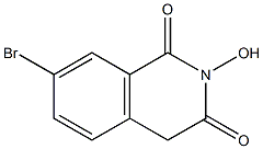 7-BROMO-2-HYDROXYISOQUINOLINE-1,3(2H,4H)-DIONE 化学構造式