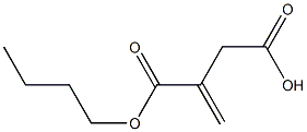 Itaconic acid monobutyl ester Struktur