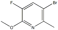 5-Bromo-6-methyl-2-methoxyfluoropyridine Structure