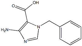 4-Amino-1-benzyl-1H-imidazole-5-carboxylic acid Structure