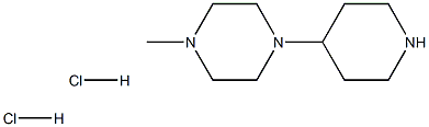 1-Methyl-4-(4-piperidinyl)piperazinedihydrochloride Structure