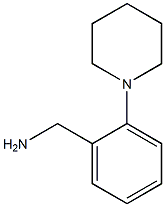 [2-(1-Piperidinyl)phenyl]methanamine Structure