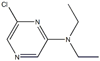 N-(6-Chloro-2-pyrazinyl)-N,N-diethylamine 化学構造式