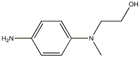 2-[4-Amino(methyl)anilino]-1-ethanol Structure