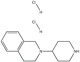 2-(4-Piperidinyl)-1,2,3,4-tetrahydroisoquinolinedihydrochloride,,结构式