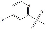 4-溴-2-甲砜基吡啶, , 结构式