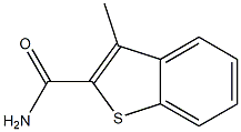 3-methylbenzo[b]thiophene-2-carboxamide 化学構造式