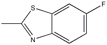 6-氟-2-甲基苯并噻唑, , 结构式