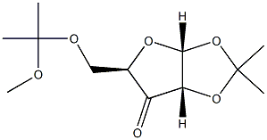 (3aR,5R,6aS)-5-((2-Methoxypropan-2-yloxy)methyl)-2,2-dimethyldihydrofuro[2,3-d][1,3]dioxol-6(3aH)-one 结构式