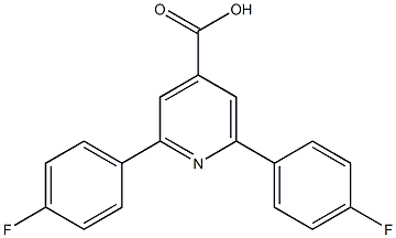 2,6-Bis(4-fluorophenyl)isonicotinic acid Structure