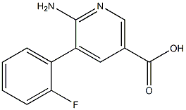 6-Amino-5-(2-fluorophenyl)nicotinic acid