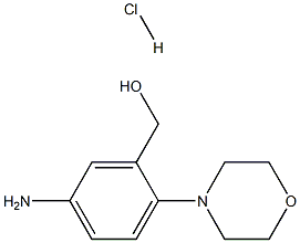 (5-amino-2-morpholinophenyl)methanol hydrochloride