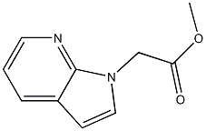 Methyl 2-(1H-pyrrolo[2,3-b]pyridin-1-yl)acetate Structure