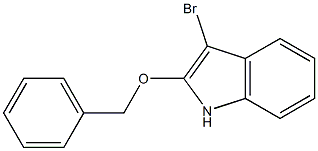 Benzyloxy-3-bromoindole,,结构式