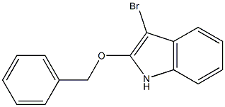 Benzyloxy-3-bromoindole Structure