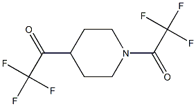 1,1'-(Piperidine-1,4-diyl)bis(2,2,2-trifluoroethanone) Structure