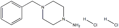 4-Benzylpiperazin-1-amine dihydrochloride Struktur