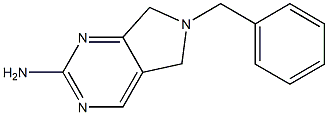 6-Benzyl-6,7-dihydro-5H-pyrrolo[3,4-d]pyrimidin-2-ylamine Struktur