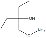 3-(aminooxymethyl)pentan-3-ol Struktur