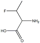 2-amino-3-fluorobutanoic acid Structure