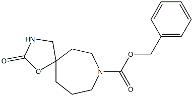 benzyl 2-oxo-1-oxa-3,8-diazaspiro[4.6]undecane-8-carboxylate Struktur