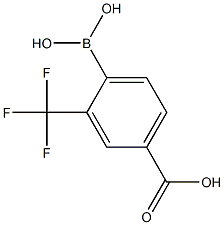 4-borono-3-(trifluoromethyl)benzoic acid Structure