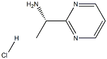 (S)-1-(pyrimidin-2-yl)ethanamine hydrochloride 化学構造式