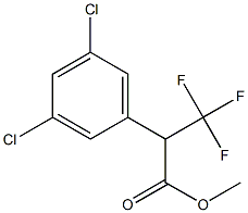 2-(3,5-Dichloro-phenyl)-3,3,3-trifluoro-propionic acid methyl ester Structure