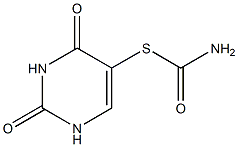 5-(1-thioureido)uracil Structure