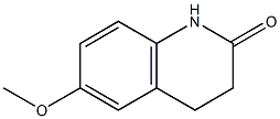 6-methoxy-3,4-dihydroquinolin-2(1H)-one,,结构式
