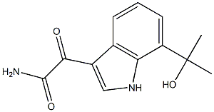  2-(7-(2-hydroxypropan-2-yl)-1H-indol-3-yl)-2-oxoacetamide