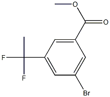 methyl 3-bromo-5-(1,1-difluoroethyl)benzoate