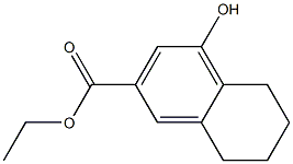 ethyl 4-hydroxy-5,6,7,8-tetrahydronaphthalene-2-carboxylate Structure