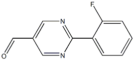 2-(2-fluorophenyl)pyrimidine-5-carbaldehyde 结构式