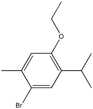 1-bromo-4-ethoxy-5-isopropyl-2-methylbenzene Structure