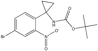 tert-butyl 1-(4-bromo-2-nitrophenyl)cyclopropylcarbamate