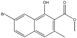 methyl 7-bromo-1-hydroxy-3-methyl-2-naphthoate