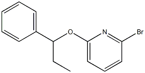 2-Bromo-6-(1-phenyl-propoxy)-pyridine Struktur