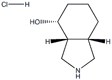 (3aR,4R,7aS)-octahydro-1H-isoindol-4-ol hydrochloride Structure
