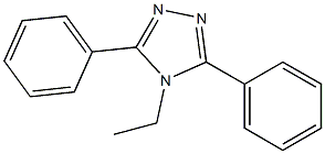 4-ethyl-3,5-diphenyl-4H-1,2,4-triazole Struktur