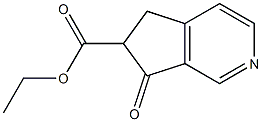 ethyl 7-oxo-6,7-dihydro-5H-cyclopenta[c]pyridine-6-carboxylate Structure